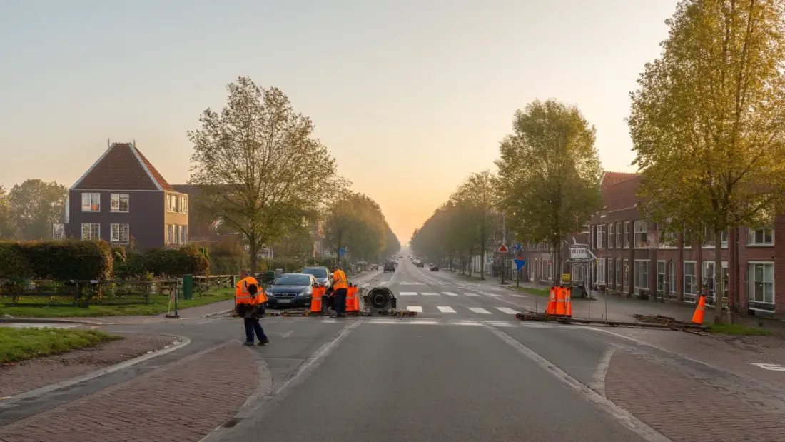 Enexis wachtlijst stroomaansluiting wegwerken Drenthe